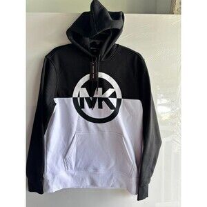 NWT MICHAEL KORS MEN'S HOODIE MEDIUM M SWEATER THICK KNIT FLEECE